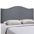 Curl Nailhead Upholstered Queen Headboard by Modway
