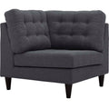 Empress Upholstered Fabric Corner Sofa by Modway