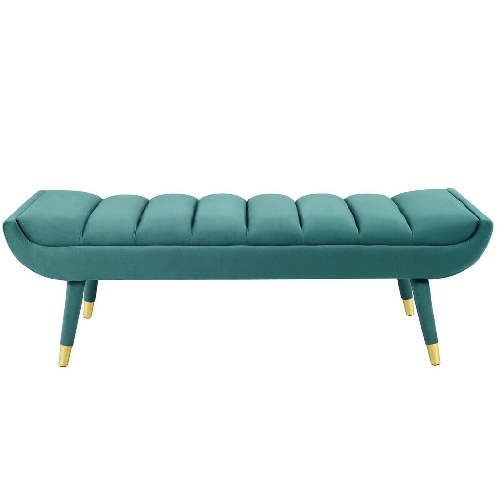 Guess Channel Tufted Performance Velvet Accent Bench by Modway