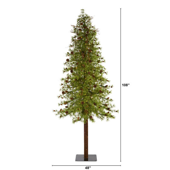 9' Wyoming Alpine Artificial Christmas Tree