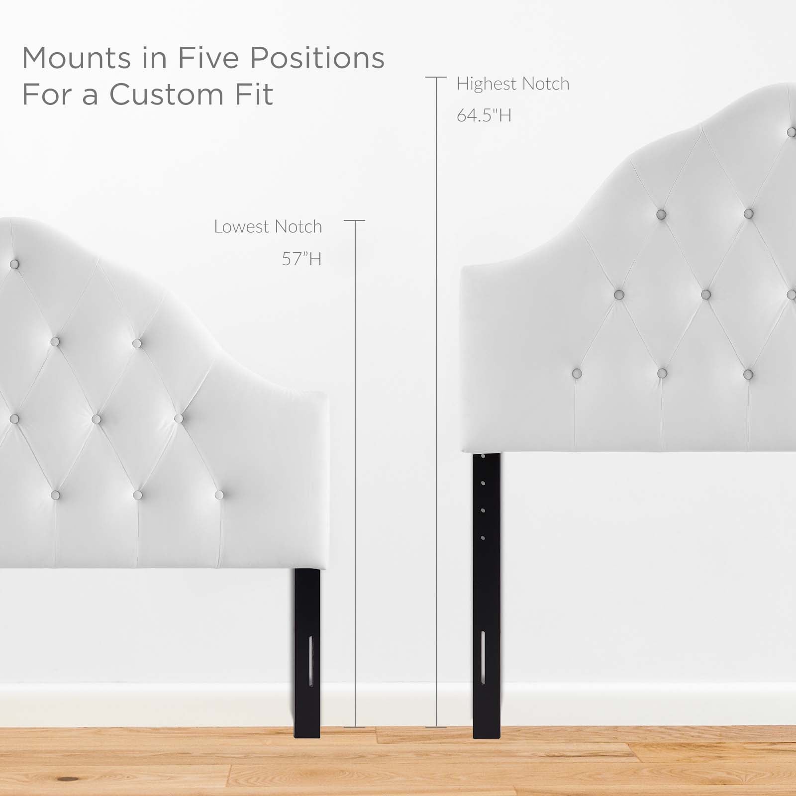 Sovereign Diamond Tufted Performance Velvet Queen Headboard by Modway