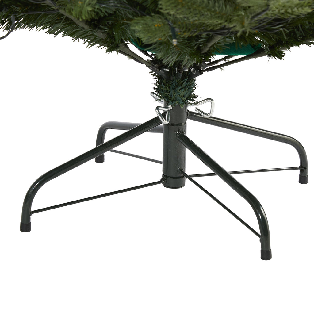 6' Swedish Fir Artificial Christmas Tree w/ 350 Warm White LED Lights