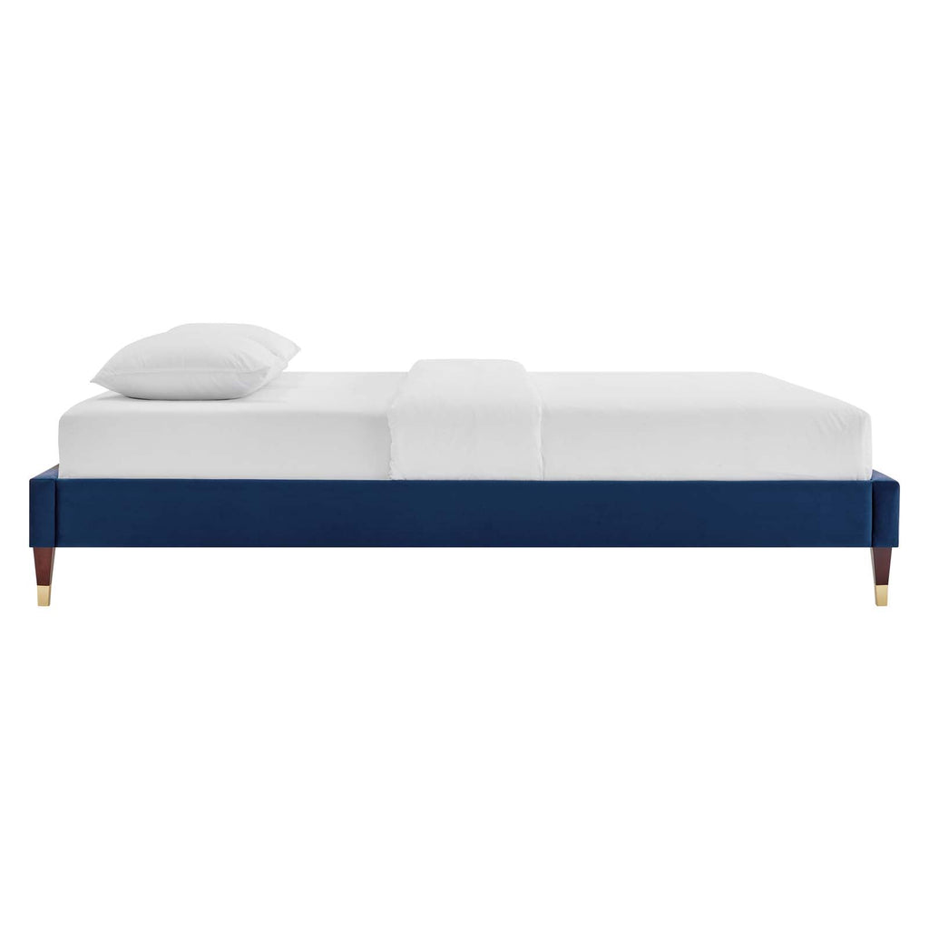 Harlow Performance Velvet Full Platform Bed Frame by Modway