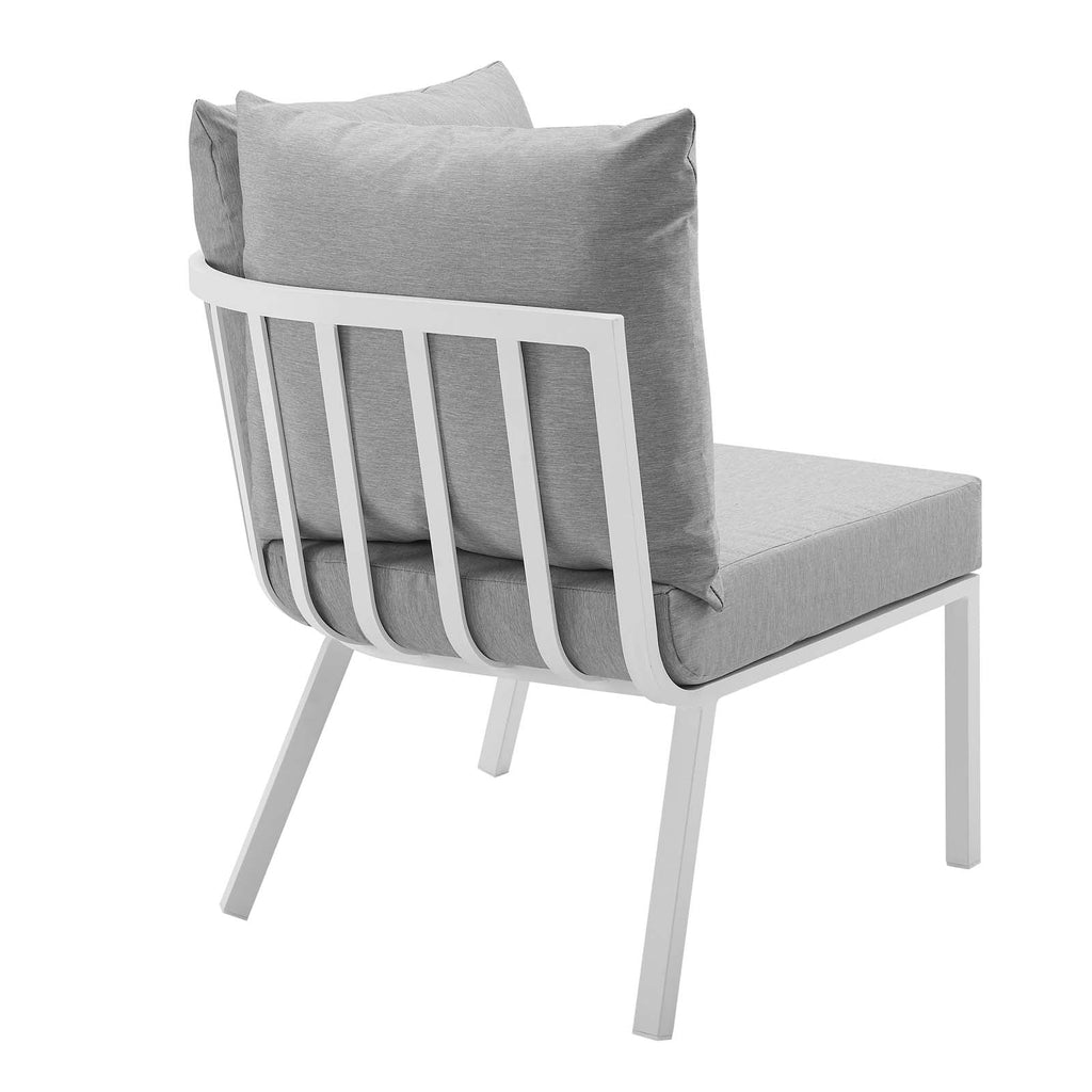 Riverside Outdoor Patio Aluminum Corner Chair by Modway