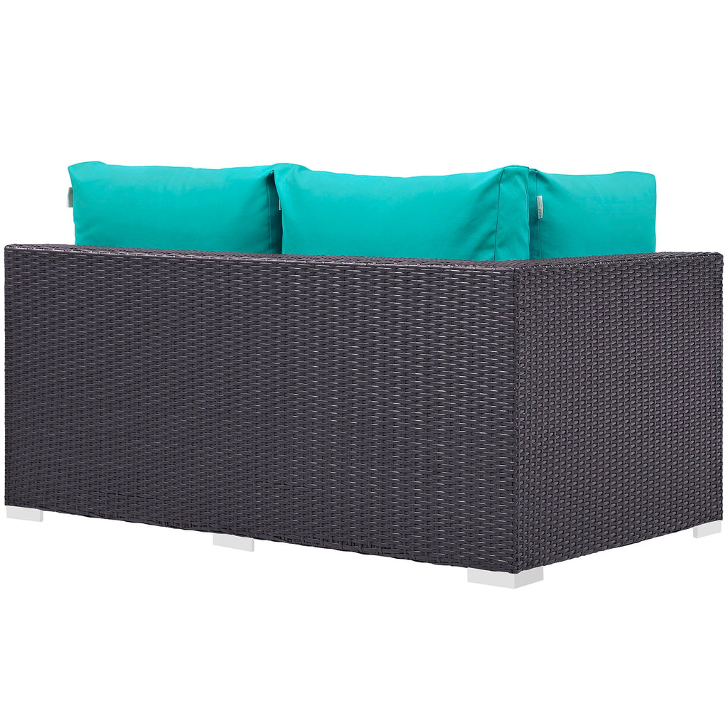 Convene Outdoor Patio Left Arm Loveseat by Modway