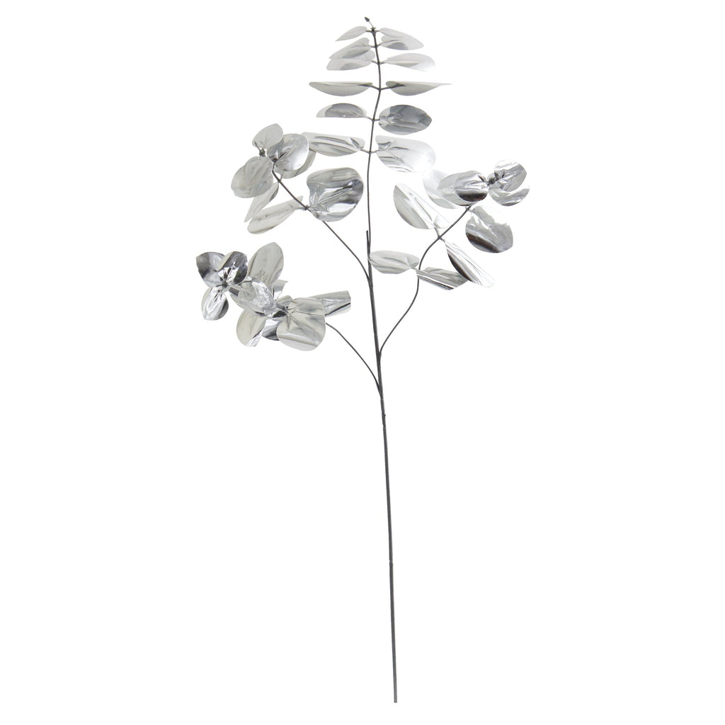 25" Metallic Eucalyptus Artificial Plant (Set of 24)