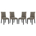 Duchess Fabric Dining Chair Set of 4 by Modway