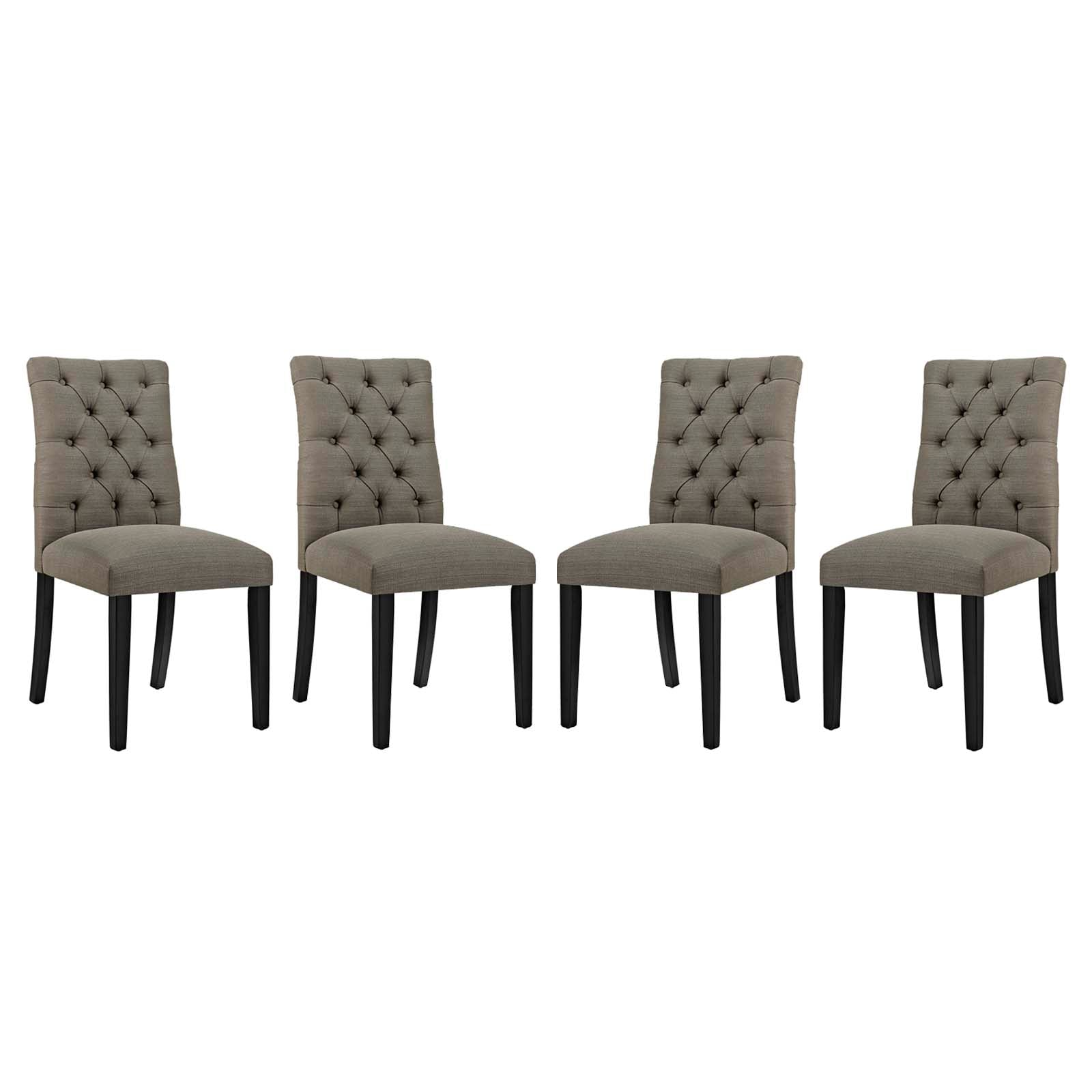 Duchess Fabric Dining Chair Set of 4 by Modway