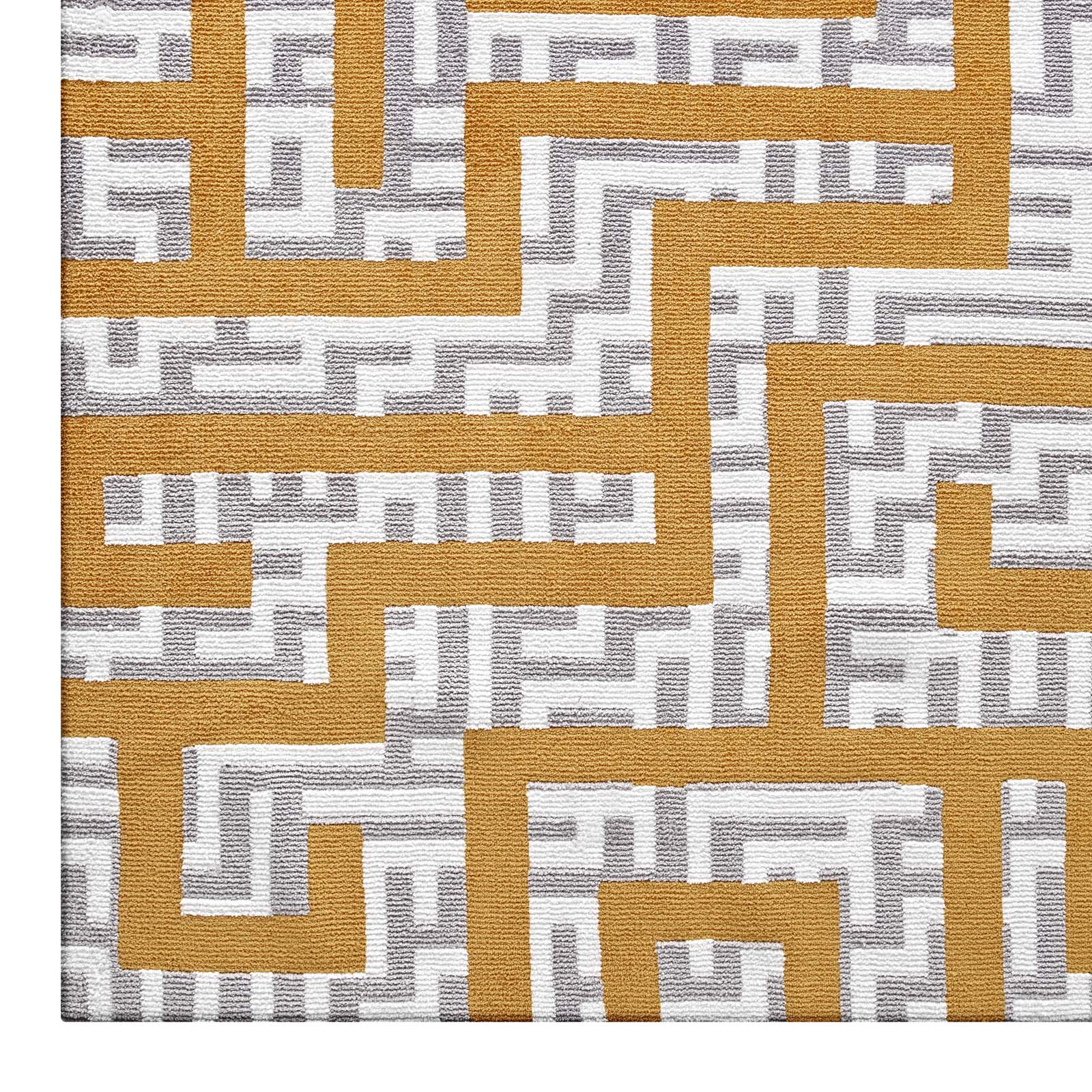 Nahia Geometric Maze 5x8 Area Rug by Modway