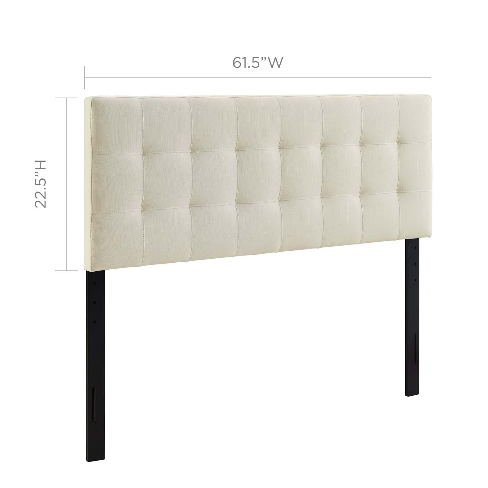 Lily Upholstered Fabric Queen Headboard by Modway