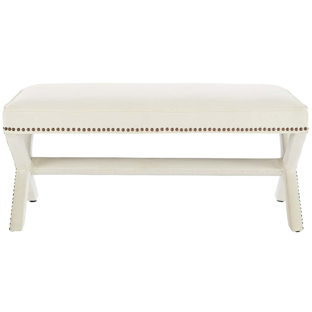 Rivet Performance Velvet Bench by Modway