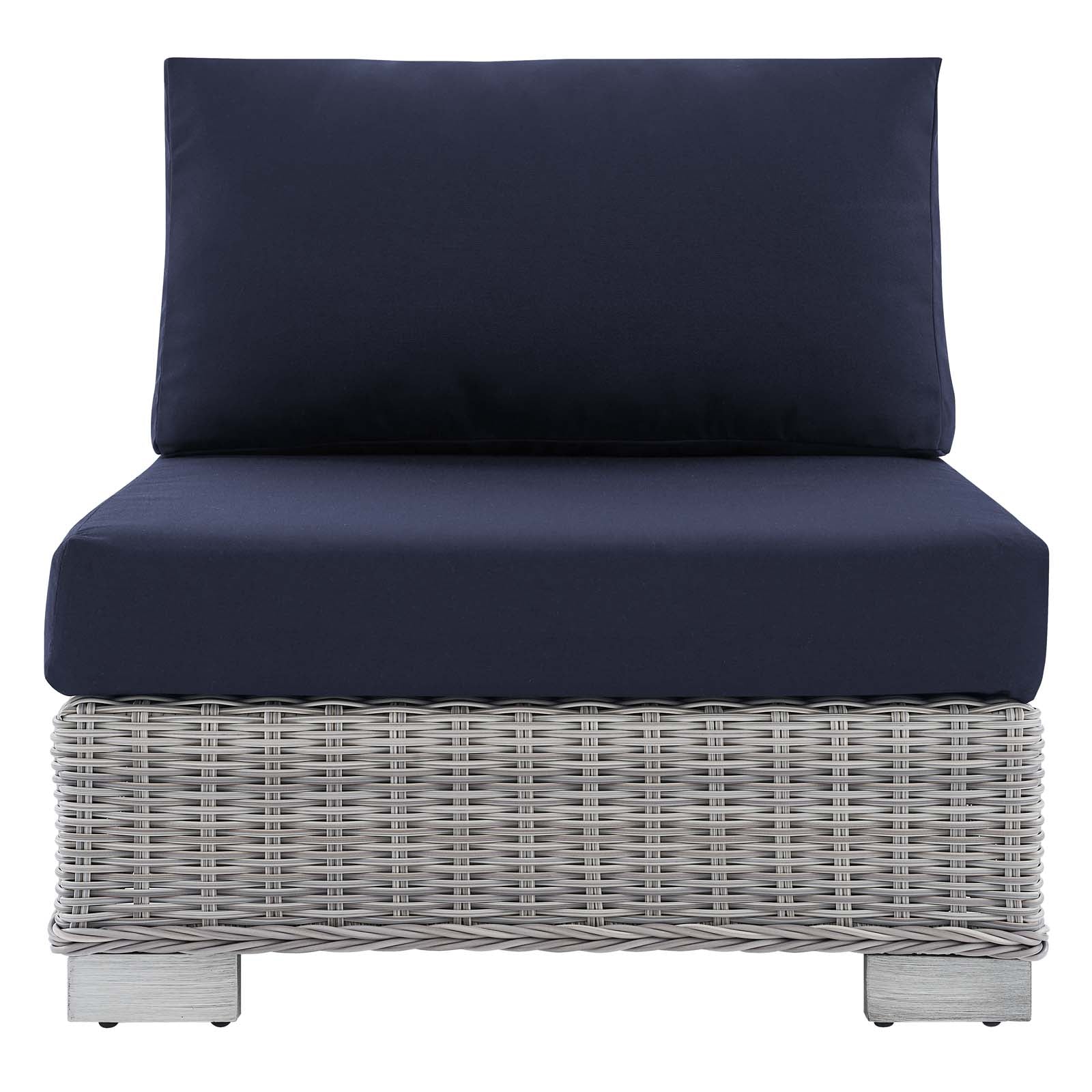 Conway Sunbrella¨ Outdoor Patio Wicker Rattan Armless Chair by Modway