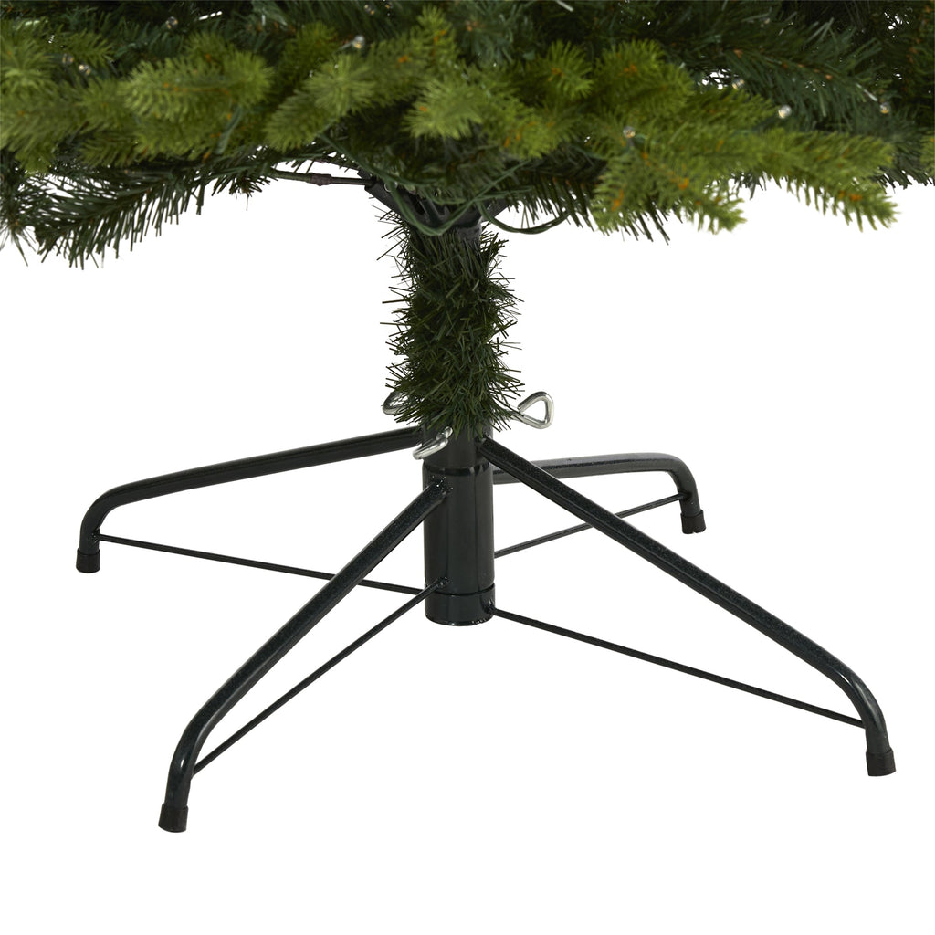 7.5' Belgium Fir 'Natural Look' Artificial Christmas Tree w/ 550 Clear LED Light