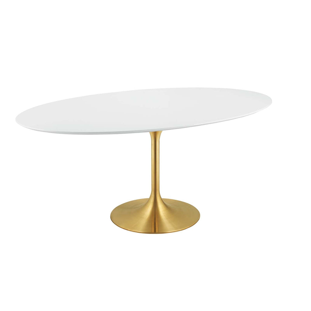 Lippa 78" Oval Wood Dining Table by Modway