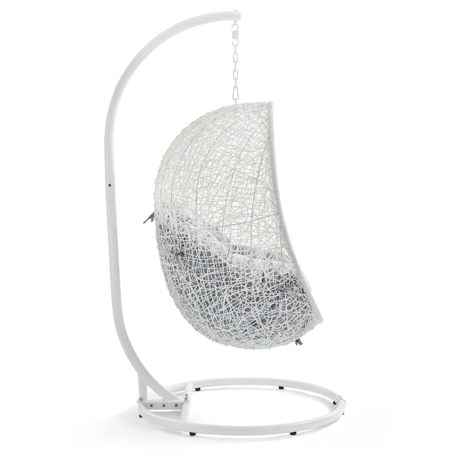 Hide Outdoor Patio Sunbrella¨ Swing Chair With Stand by Modway