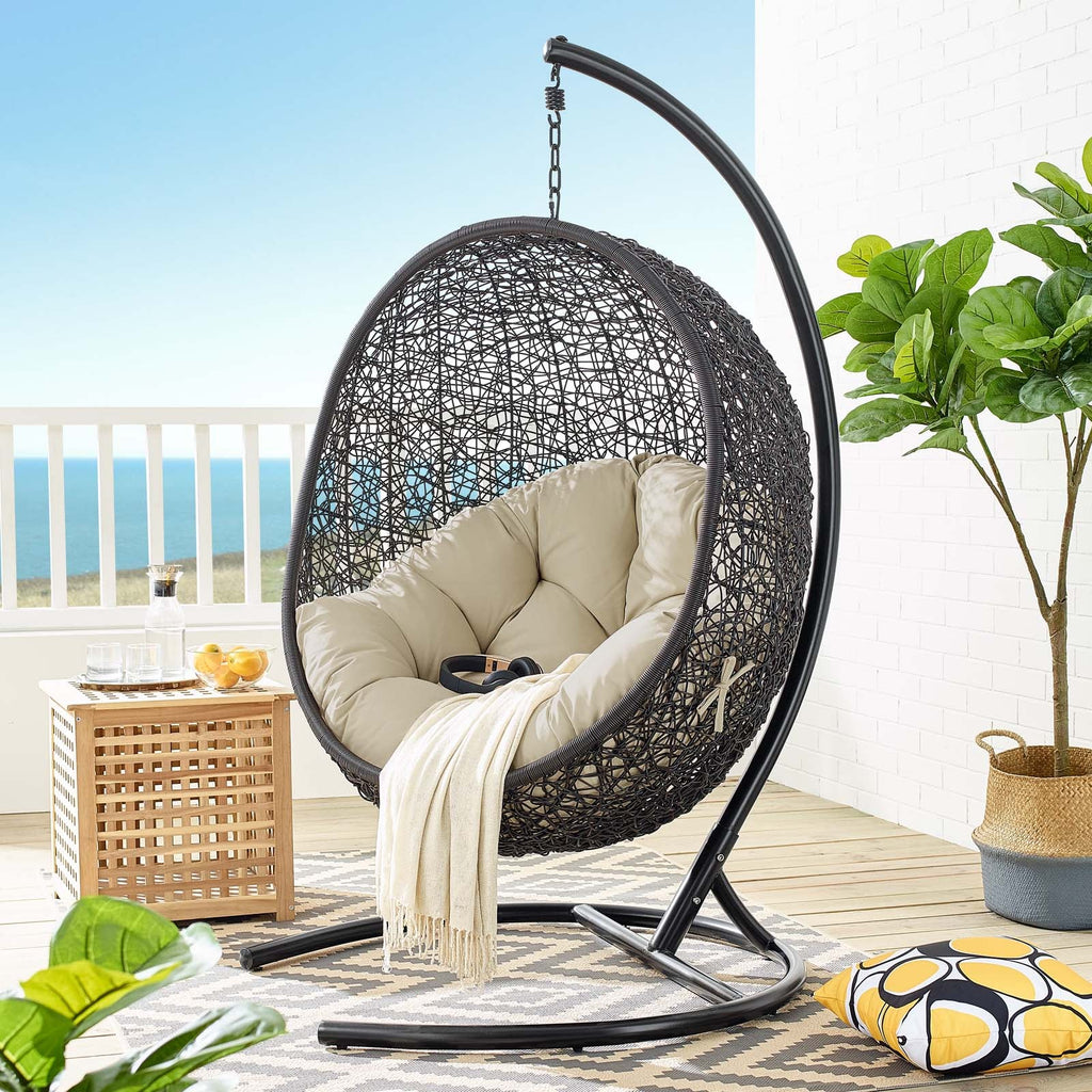 Encase Sunbrella¨ Swing Outdoor Patio Lounge Chair by Modway