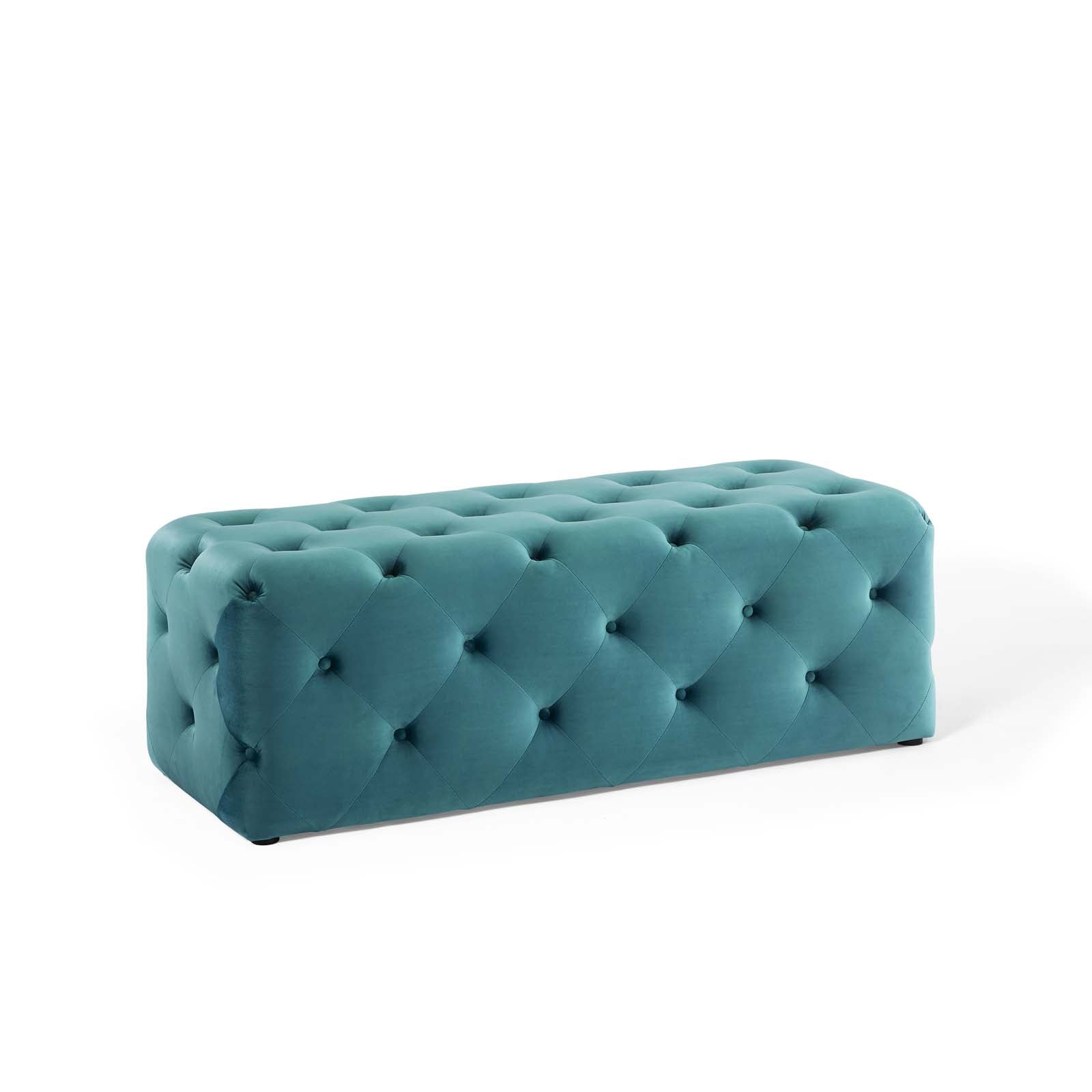 Amour 48" Tufted Button Entryway Performance Velvet Bench by Modway