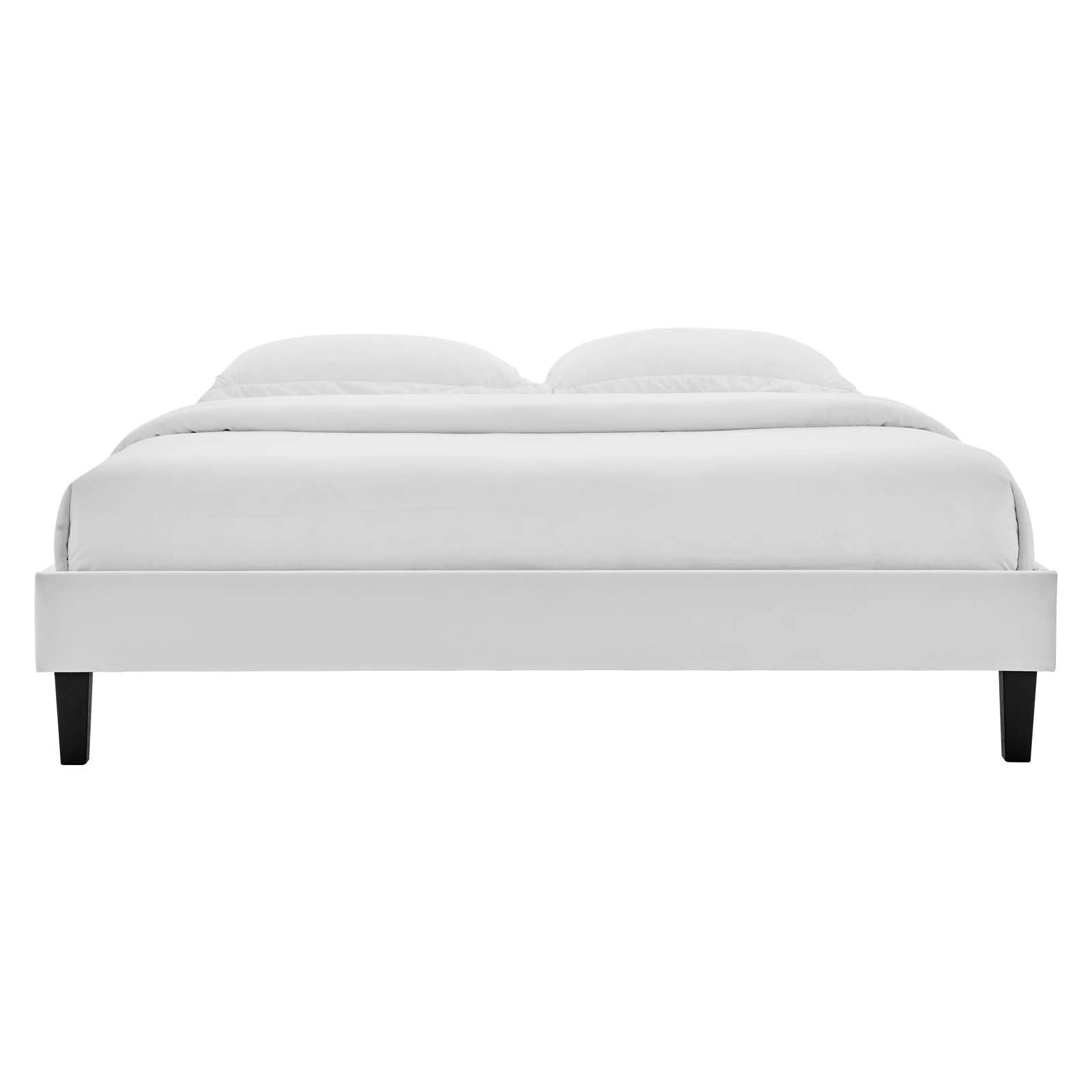 Reign Performance Velvet Full Platform Bed Frame by Modway