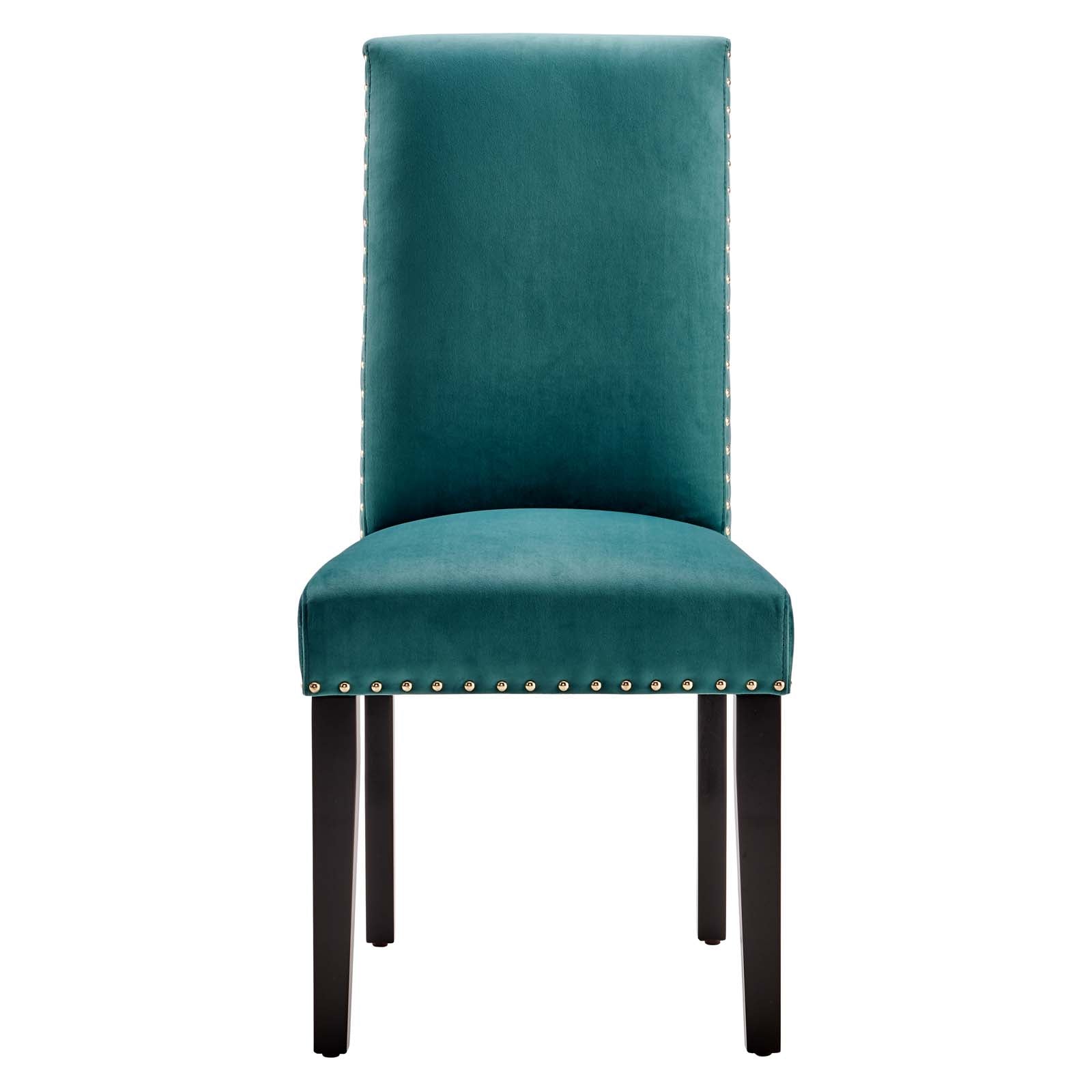 Parcel Performance Velvet Dining Side Chairs Set of 2 by Modway