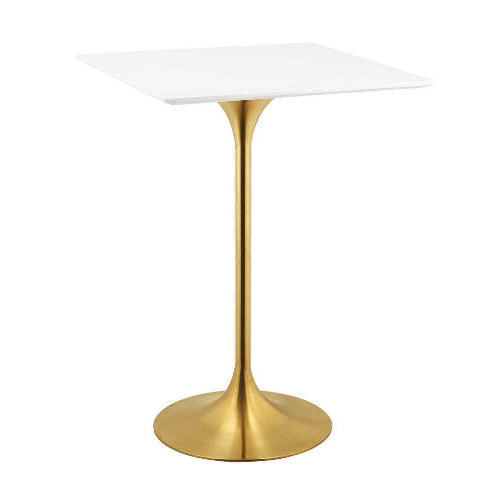 Lippa 28" Square Wood Bar Table by Modway
