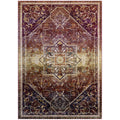 Success Kaede Transitional Distressed Vintage Floral Vintage Medallion 8x10 Area Rug by Modway