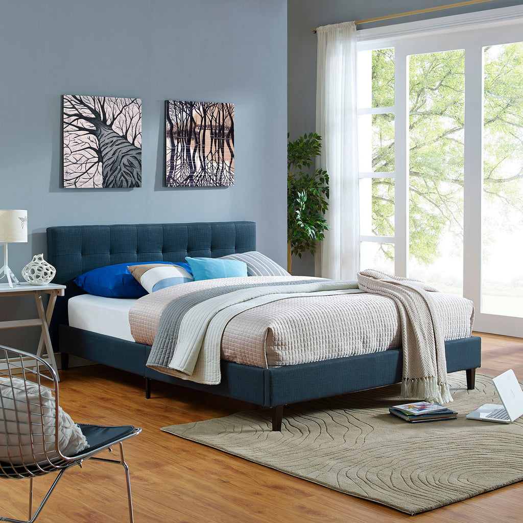Linnea Fabric Queen Bed by Modway