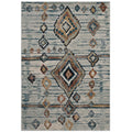 Jenica Distressed Moroccan Tribal Abstract Diamond 8x10 Area Rug by Modway