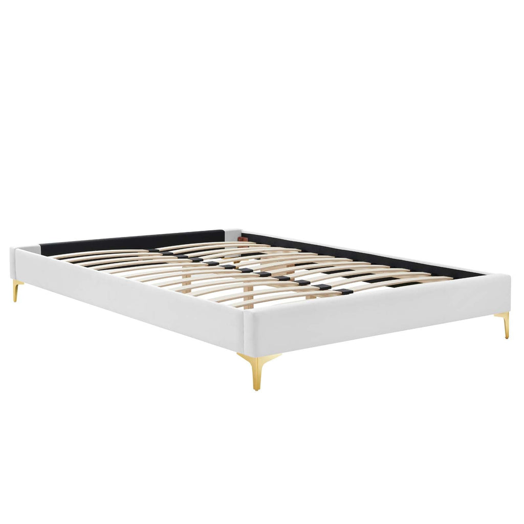 Sutton Performance Velvet Twin Bed Frame by Modway