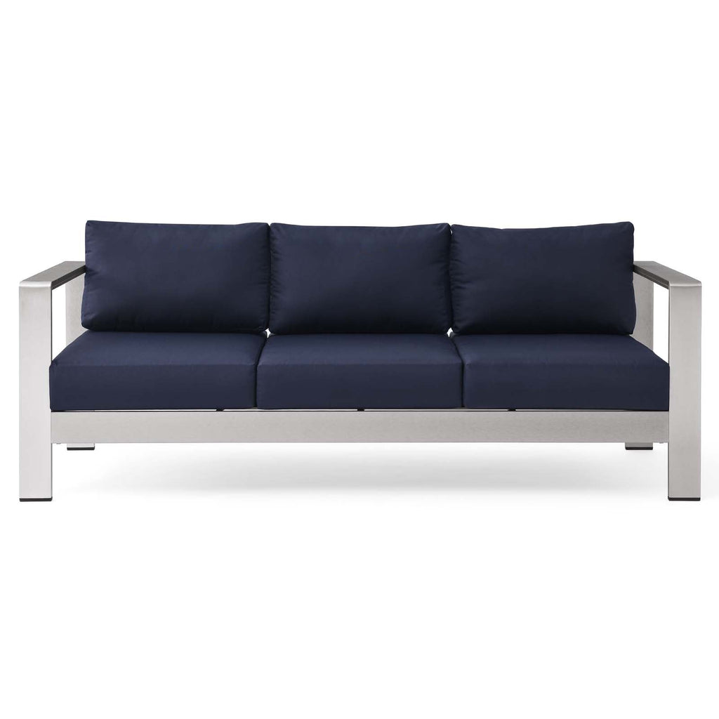 Shore Outdoor Patio Aluminum Sofa by Modway
