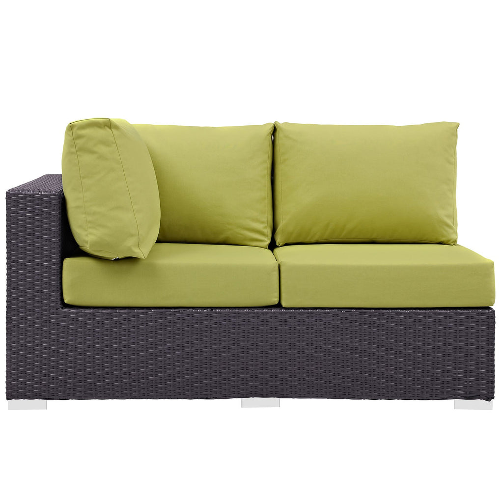 Convene Outdoor Patio Left Arm Loveseat by Modway