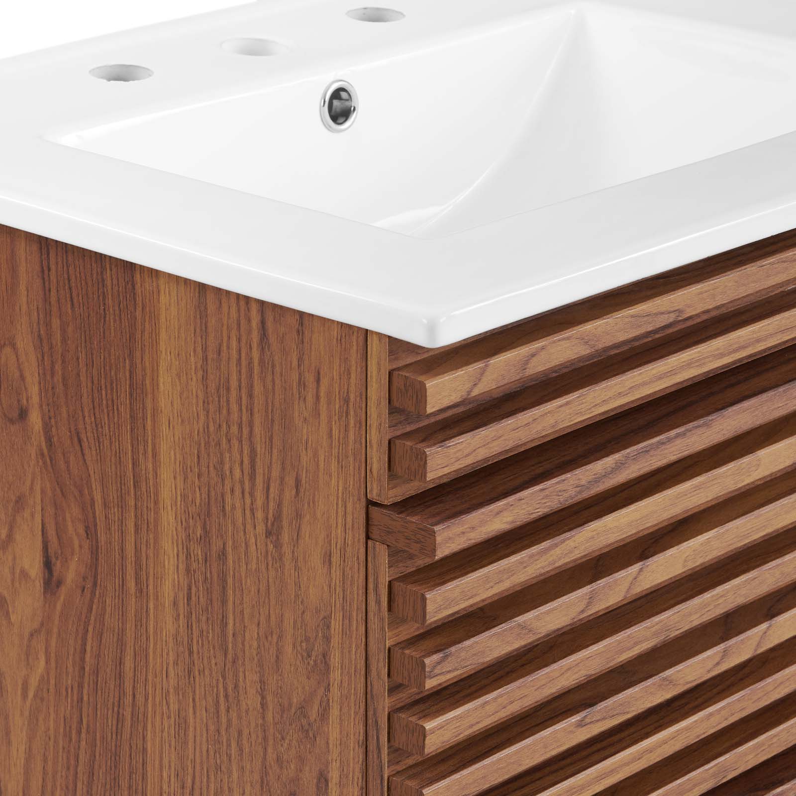 Render 24" Wall-Mount Bathroom Vanity by Modway