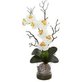 Phalaenopsis Orchid Artificial Arrangement in Vase