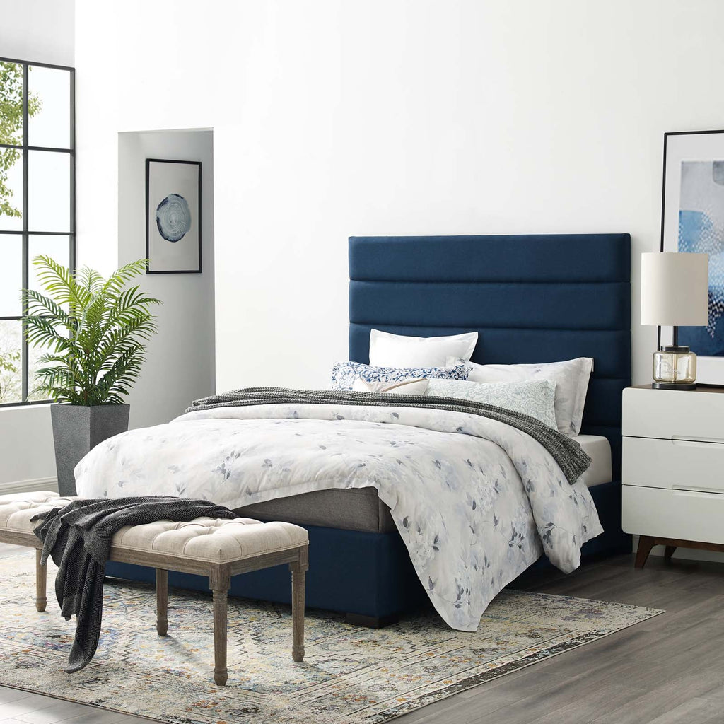 Genevieve Upholstered Fabric Queen Platform Bed by Modway