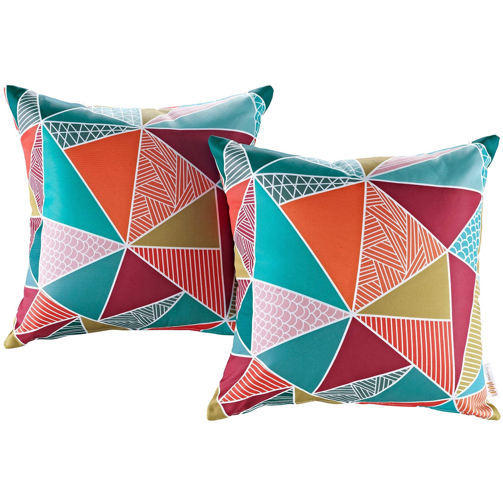 Modway 2 Piece Outdoor Patio Pillow Set by Modway