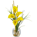 Calla Lilly Liquid Illusion Silk Flower Arrangement