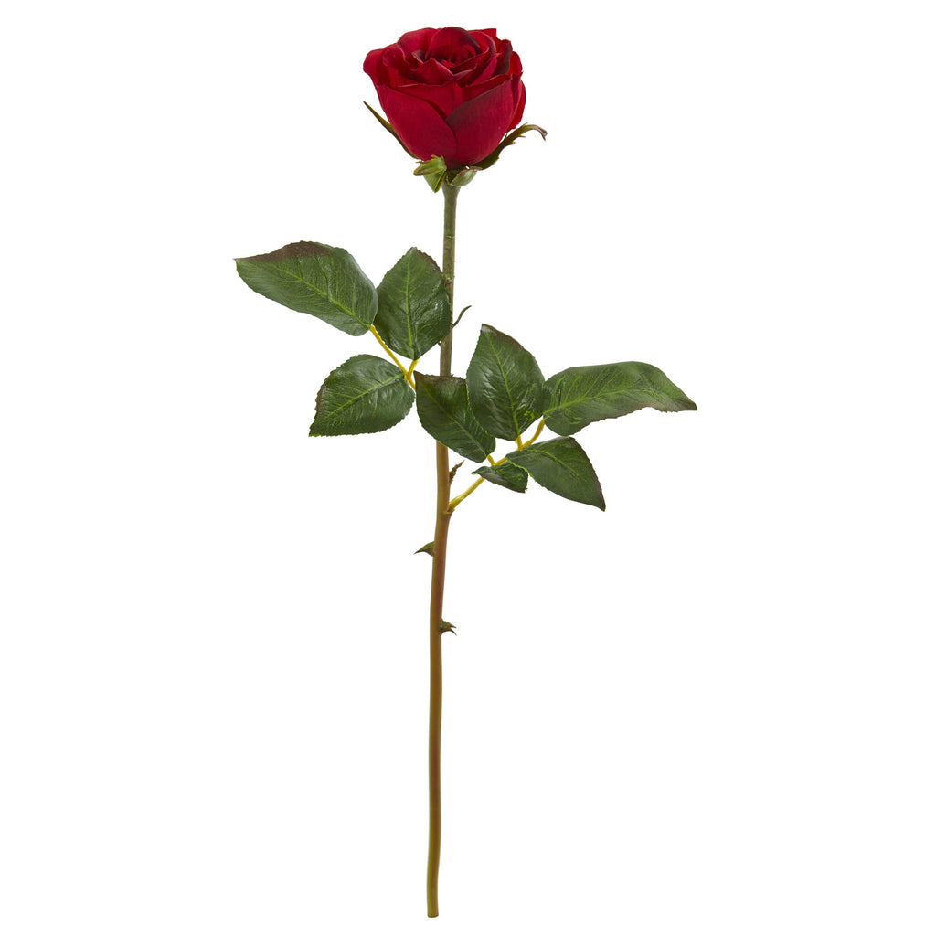 20" Rose Artificial Bud Flower (Set of 6)