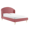 Lana Performance Velvet Queen Wingback Platform Bed by Modway