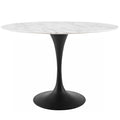 Lippa 48" Oval Faux Marble Dining Table by Modway