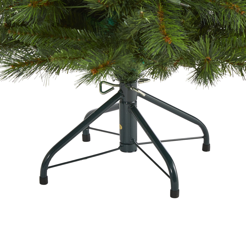 4' West Virginia Mountain Pine Artificial Christmas Tree w/ 100 Clear Lights