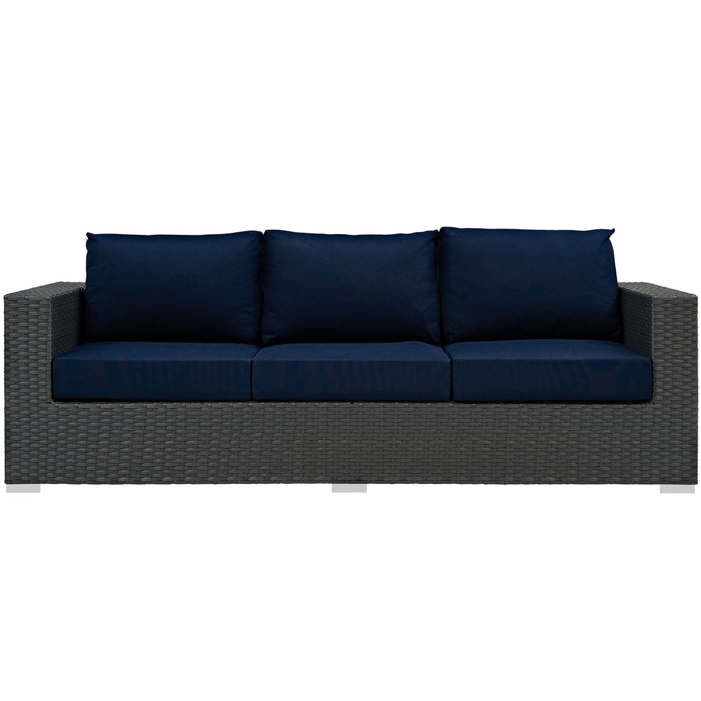 Sojourn Outdoor Patio Sunbrella¨ Sofa by Modway