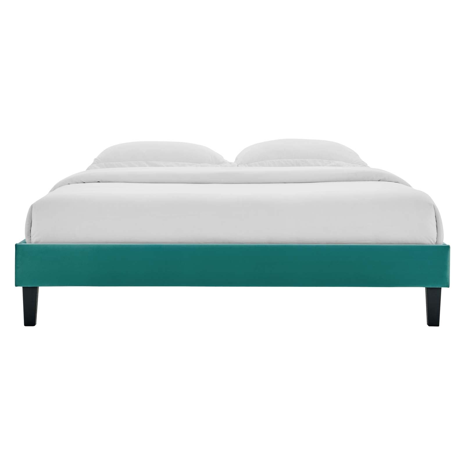 Reign Performance Velvet King Platform Bed Frame by Modway