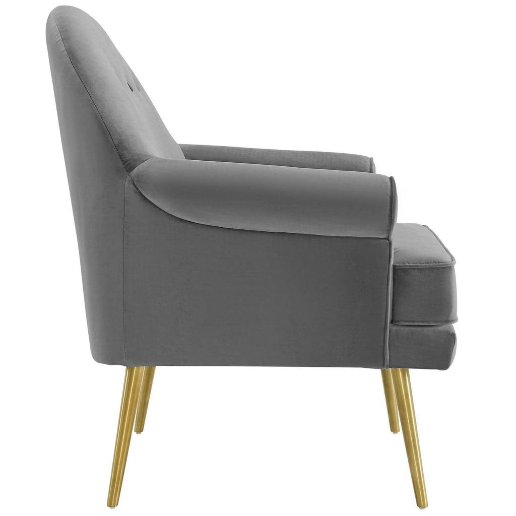 Revive Performance Velvet Armchair Set of 2 by Modway