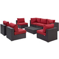 Convene 8 Piece Outdoor Patio Sectional Set by Modway