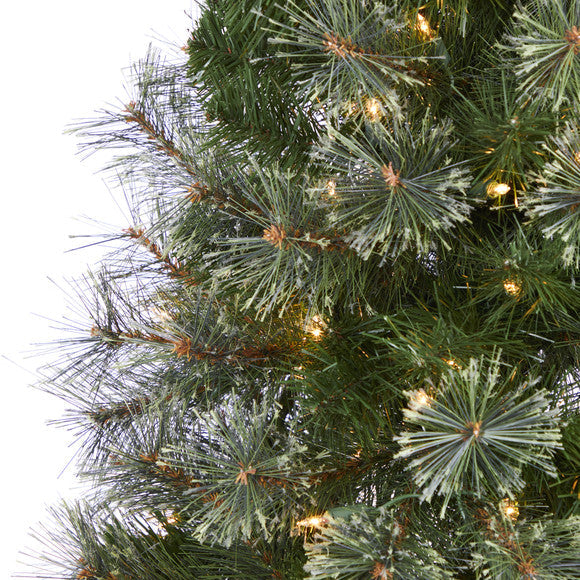 5' Cashmere Slim Artificial Christmas Tree with 250 Warm White Lights