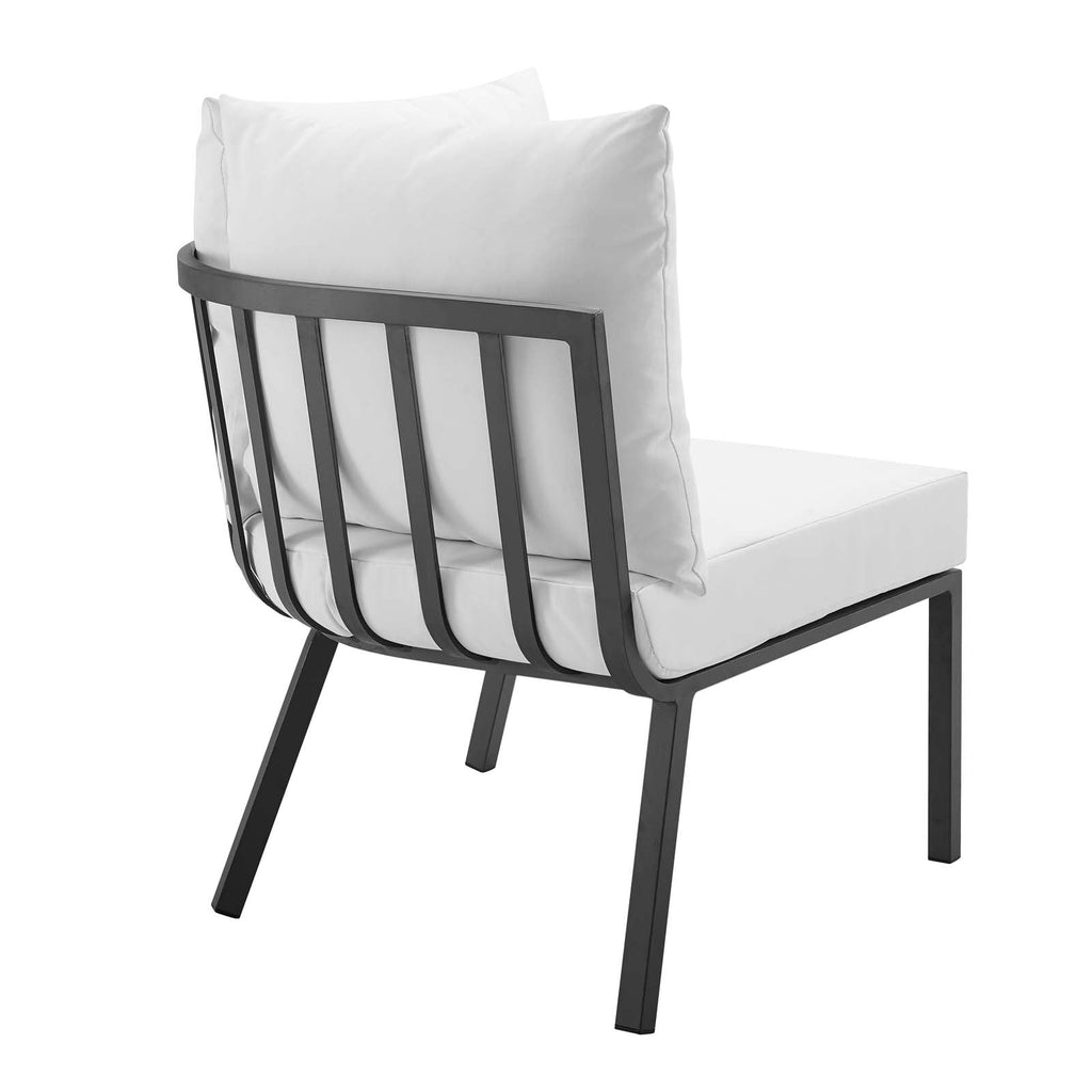 Riverside 2 Piece Outdoor Patio Aluminum Sectional Sofa Set by Modway