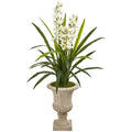 56"  Cymbidium Orchid Artificial Plant in Urn
