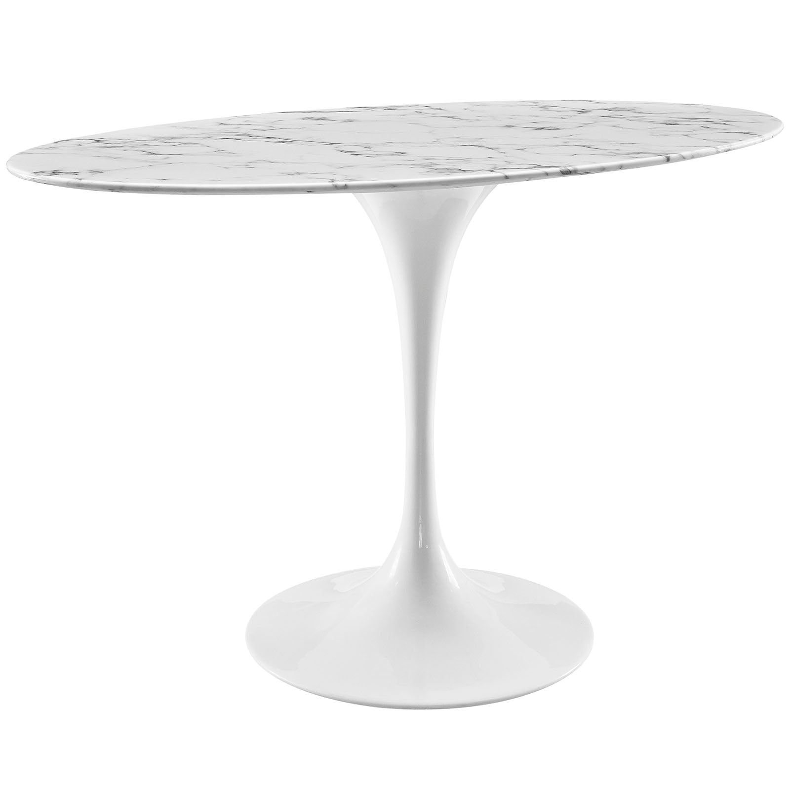 Lippa 48" Oval Faux Marble Dining Table by Modway