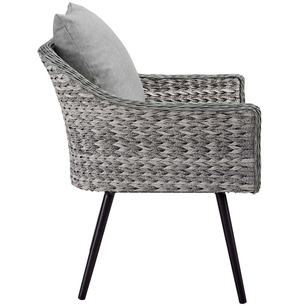 Endeavor Outdoor Patio Wicker Rattan Armchair Set of 2 by Modway