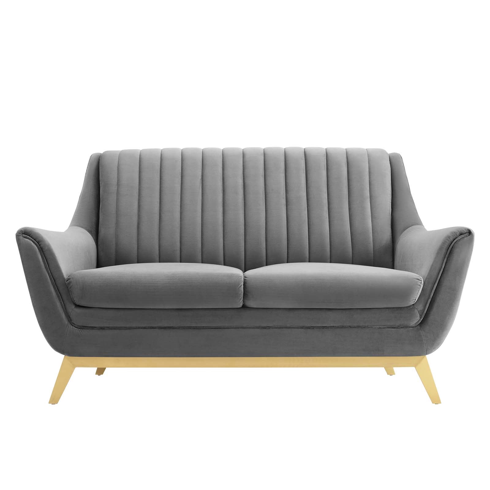 Winsome Channel Tufted Performance Velvet Loveseat by Modway