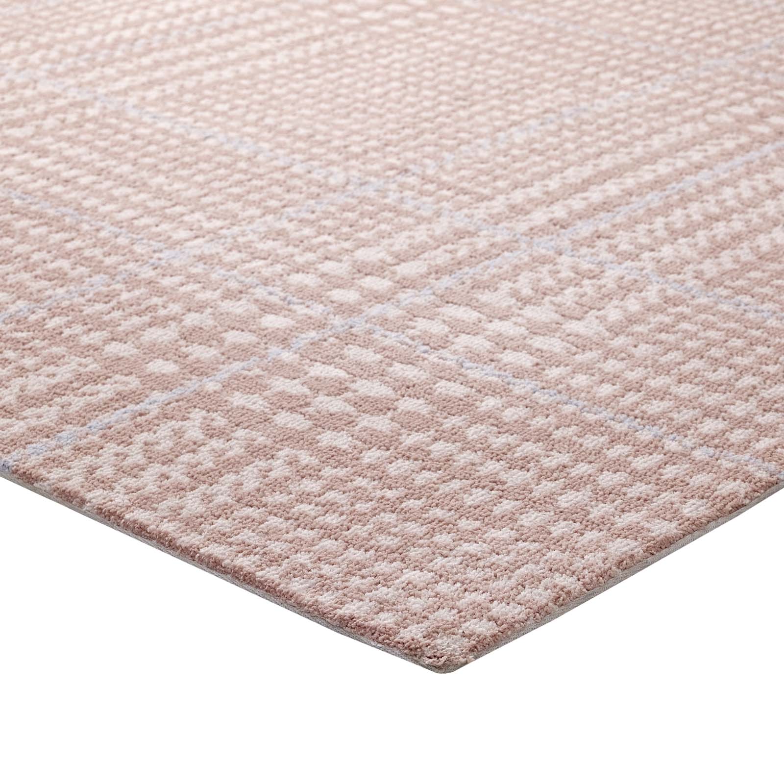 Kaja Abstract Plaid 5x8 Area Rug by Modway